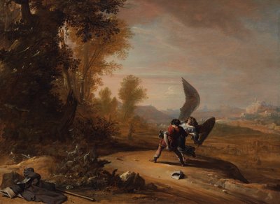 Jacob Wrestling with the Angel by Bartholomeus Breenbergh